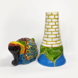Clay Showpiece and Vase Combo Package