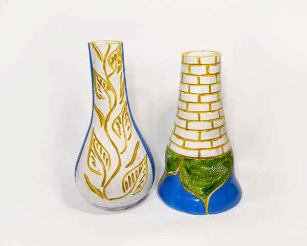 Two Clay Vases Combo Package