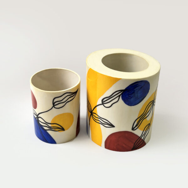 Colorful Pots Combo with Gypsum and Plastic - Image 2