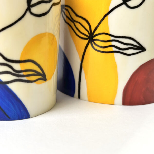 Colorful Pots Combo with Gypsum and Plastic - Image 3