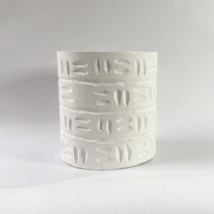 Handmade Gypsum Pot for Office Desk as Planter