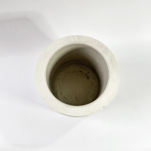 Handmade Gypsum Pot for Office Desk as Planter - Image 4