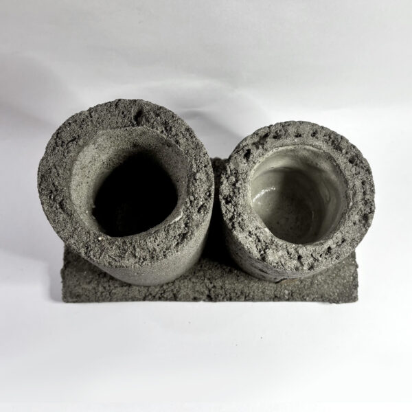 Handmade Cement two Pots Combo Friends - Image 4