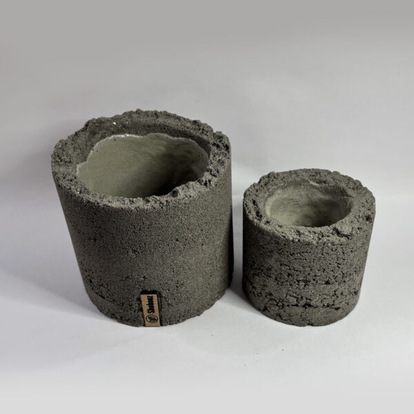 Handmade Cement Pots Combo Desk Friend - Image 2