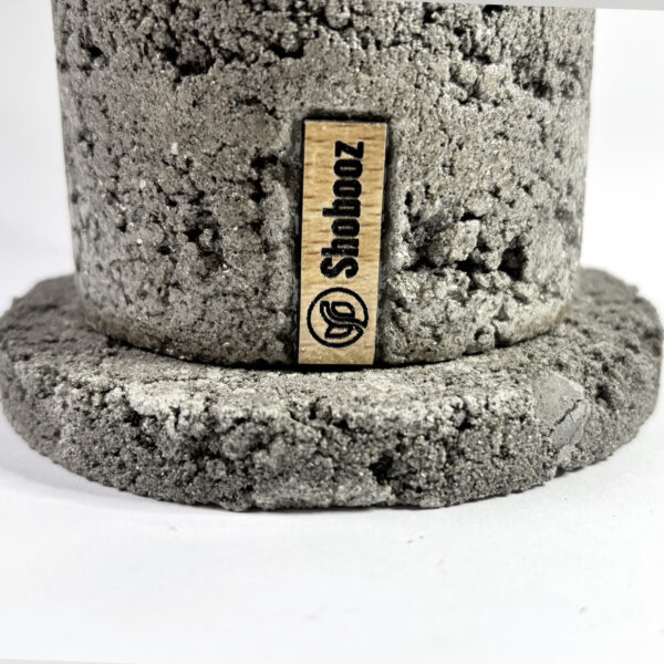 Unique Handmade Cement Pot - Image 3