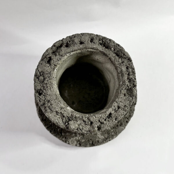 Unique Handmade Cement Pot - Image 4
